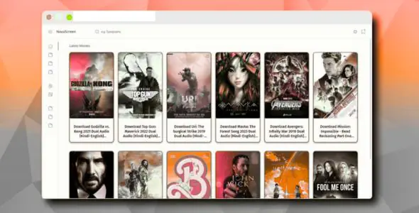 NovaScreen Blogger New Premium Movie & Series Theme