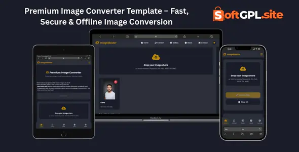 Premium Image Converter Template – Fast, Secure & Offline Image Conversion